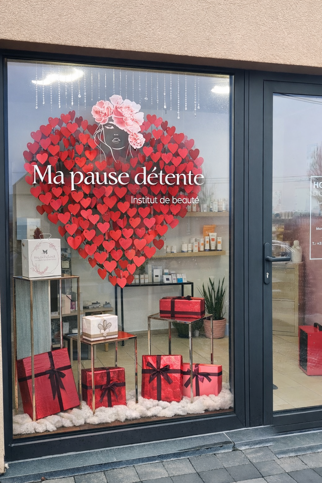 Vitrine de Saint-Valentin